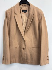 Blazer vintage Chadwicks misto lana donna 16 cammello marrone giacca preppy