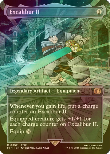 Mtg foil excalibur - excalibur, ii