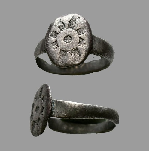 Rarissimo anello sigillo scudo - anello,