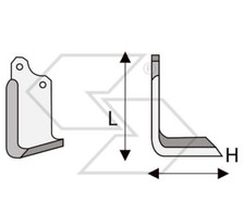 20 x ZAPPETTE ZAPPE SQUADRO