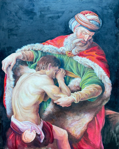 Dipinto olio classico