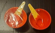 Ciotola Gelato Rossa Con