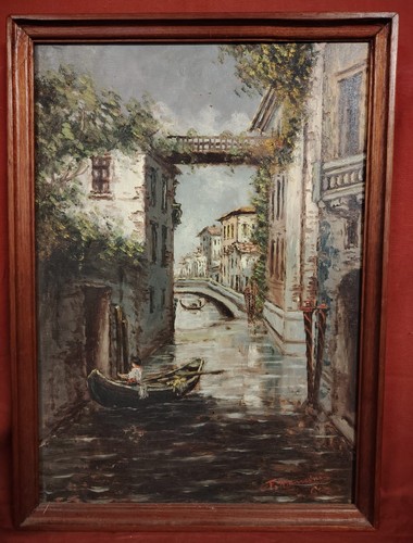 Dipinto olio tavola - dipinto,