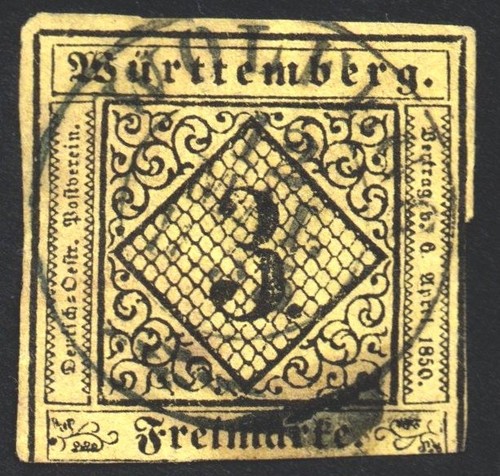 Germania wurttemberg 1851 2 - , -2-