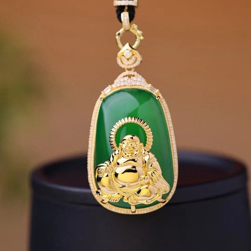 Ottimo ciondolo buddha felice - ottimo,
