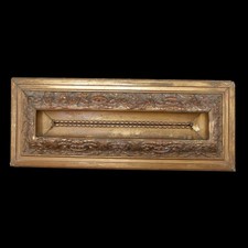 Antico Reliquiario Cornice Sacra – Legno Dorato – Seconda Metà ’800 – Per...