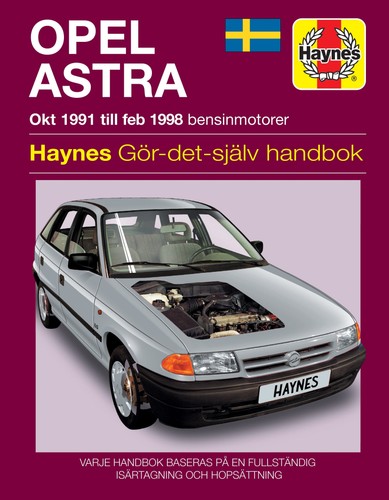 Opel astra manuale - opel, (1991-1998)
