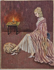 DIPINTO OLIO SU TELA APPLICATA