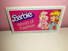 1 MINI CATALOGO BARBIE WORLD OF FASHION 1981 PINK PRETTY  SUPERSTAR CATALOGHINO