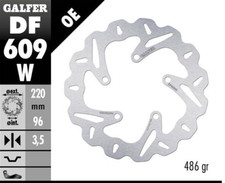 GALFER DISCO FRENO WAVE 220x3mm POSTERIORE PER ATALA CAROSELLO 50 cc 1999