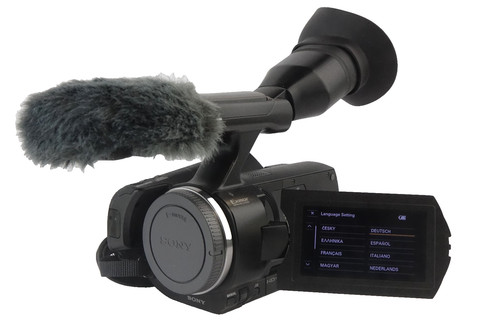 Sony nex vg20e full flash - full,