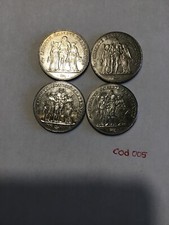 1996 French 5 Francs x 4