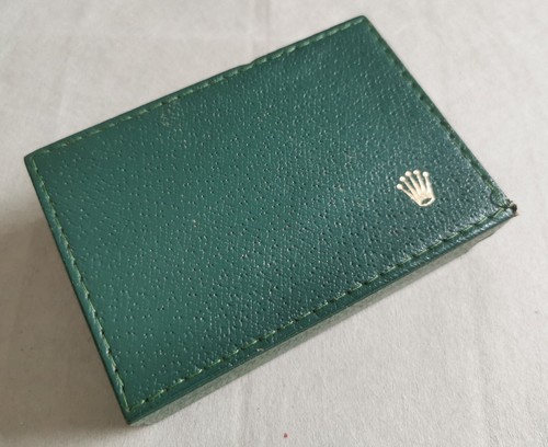 Rolex vintage leather green - leather,