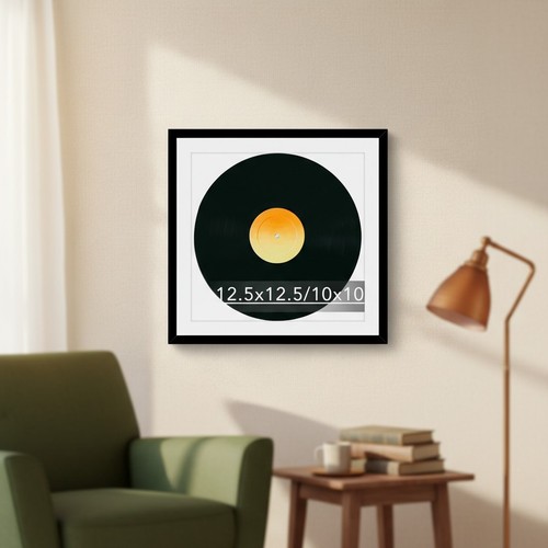 Black vinyl record - vinyl,
