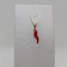 CIONDOLO CORNETTO PORTAFORTUNA