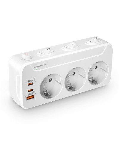 Adattatore multipresa tripla - multipresa,