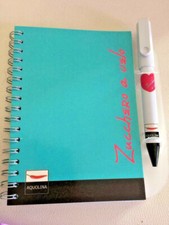 NOTES AQUOLINA WITH PEN CUTE
