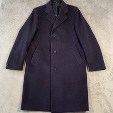 Cappotto Crombie Uomo 40 Blu