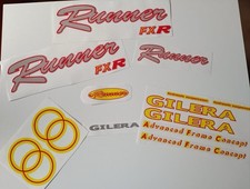 kit grafiche Completo adesivi Runner Gilera 180 FXR Prima Serie Adesivi Piaggio