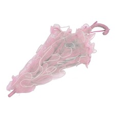 Ombrello in pizzo rosato fatto
