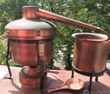 Distillatore Rame  per  grappa Vintage Collezzionismo Alambicco