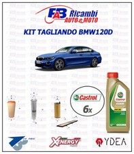 KIT TAGLIANDO BMW 320D (E90-E91) DA '05 A '11 FILTRI + 6LT CASTROL EDGE 5W30