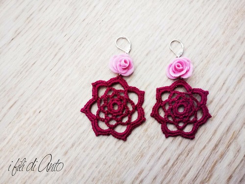 Orecchini handmade crochet - handmade,,