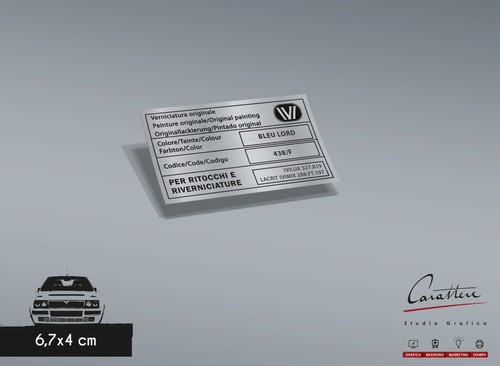 Adesivo vernice ivi fiat - adesivo,