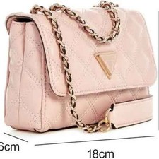 Borsa donna guess piccola rosa
