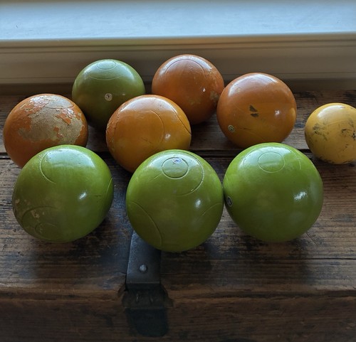 Set palline bocce vintage - palline,