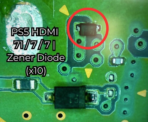 Ps5 hdmi diodo zener - hdmi,