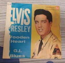  ELVIS PRESLEY  Wooden Heart / G.I. Blues 45giri 7"