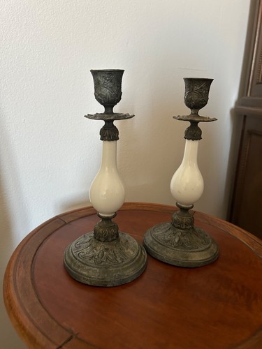Coppia candelabri vintage - di,