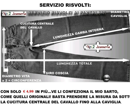 Risvolti orli pantaloni e - orli,