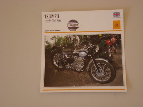 Scheda moto triumph - triumph, trophy