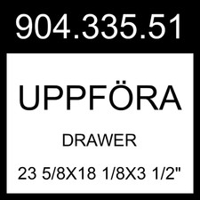 Cassetto IKEA UPPFORA UPPFÖRA