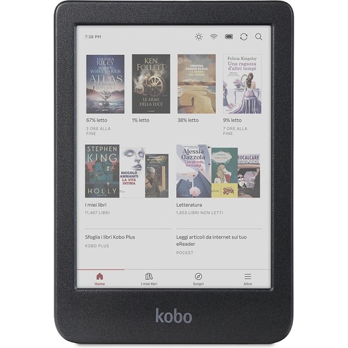 Ereader kobo clara nero - ereader,