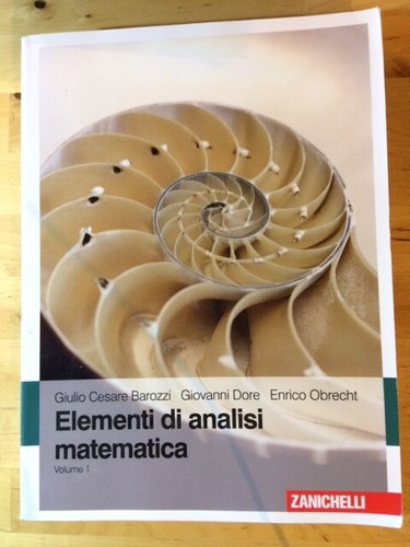 Elementi analisi matematica - elementi, di