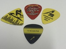 METALLICA Plettro Chitarra Set Assortito North America Tour Charlotte NC 31 Maggio 2025