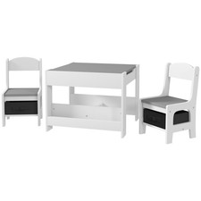 HOMCOM Set Tavolo e 2 Sedie
