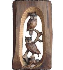 SCULTURA RILIEVO GUFI CM 25 SCOLPITA IN LEGNO DELLA VALGARDENA