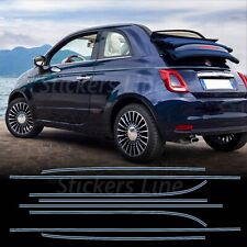 Adesivi Fiat 500 RIVA fasce adesive strisce fiat500 riviera bordini striscette