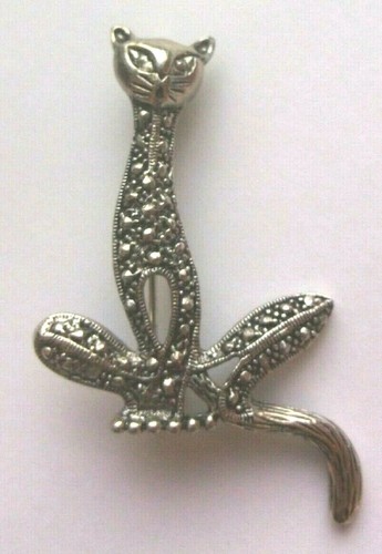 Spilla gatto vintage - ,
