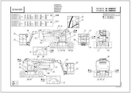 Catalogo ricambi manitou 170 - manitou,