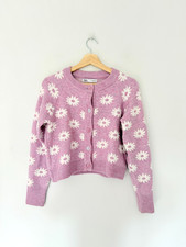 Zara Cardigan Medio Viola