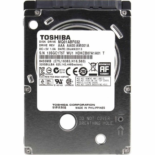 Toshiba hard disk 320gb - hard,