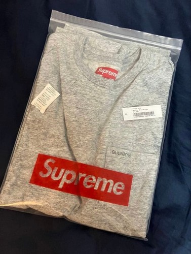 Shirt supreme pocket grigia - t-shirt,