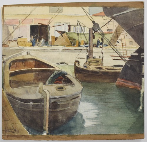Dipinto watercolor bozzetto - dipinto,