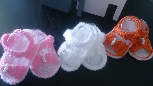 Scarpe mano all uncinetto - scarpe, a
