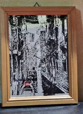 Quadro a specchio anni 80 con